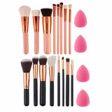 8Pcs Rose Gold Makeup Brushes