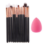 8Pcs Rose Gold Makeup Brushes