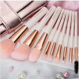 Brushes with Cosmetic Bag