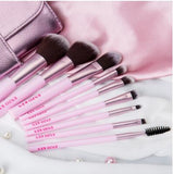Brushes with Cosmetic Bag